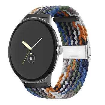 Ремешок для Google Pixel Watch; эластичный тканый нейлоновый ремешок; Мягкий дышащий теплый сменный браслет для Pixel Watch; Аксессуары