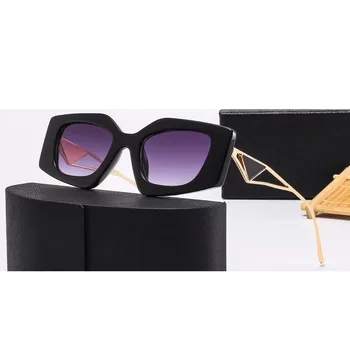 Роскошные солнцезащитные очки DIKELANG на металлических ножках для женщин в обычной оправе, Солнцезащитные очки Gafas Framele Для пляжного вождения, модные подарки UV400