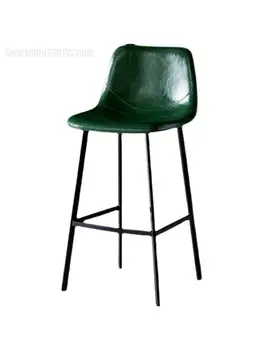 Роскошный барный стул Nordic light, современный минималистичный высокий табурет, домашний барный стул, барный стул со спинкой, барный стул из сетки, красный барный стул