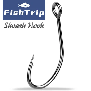 Рыболовный крючок Siwash, сменный крючок, легкий для блесен, блесен для троллинга и жестких приманок