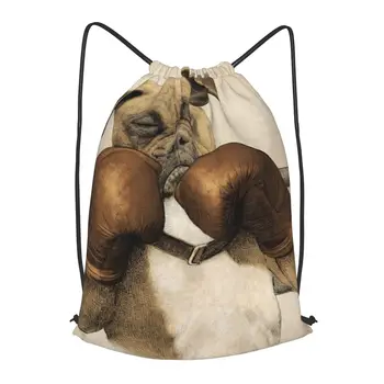 Рюкзак The Dog Boxer на шнурке для мужчин, спортивная сумка для занятий в тренажерном зале, для занятий фитнесом, рюкзак для занятий йогой для женщин