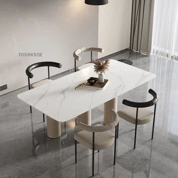 Скандинавские обеденные стулья для кухонной мебели, бытовой обеденный стул, Легкий Роскошный Ресторанный Одноместный стул для отдыха, дизайнерский стул со спинкой
