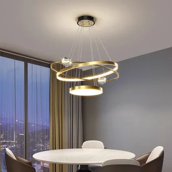 Скандинавский современный светодиодный светильник для творчества, роскошная люстра, украшение дома, спальня, гостиная, Подвесные светильники, подвесная лампа в помещении