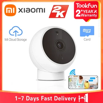 Смарт-IP-камера XIAOMI Standard Edition 2K HD Инфракрасного ночного видения CCTV Голосовой домофон AI Сигнализация Магнитное основание Домашняя WiFi Видеокамера