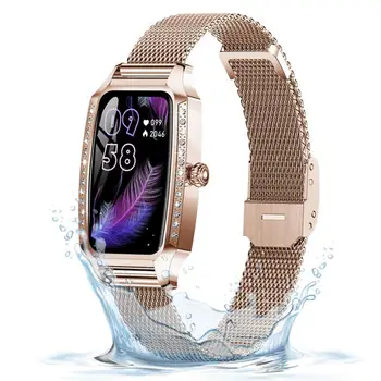 Смарт-браслет, водонепроницаемые спортивные смарт-часы, женские приборы для измерения артериального давления, кислорода в крови, пульсометра, фитнес-браслет для IOS