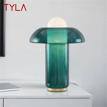 Современная креативная зеленая настольная лампа TYLA Nordic, светодиодное настольное освещение, декоративное для домашней гостиной