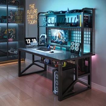 Современные настольные компьютерные столы с книжной полкой, мебель для домашнего офиса, игровые столы, стол для творческого чтения, игровой стол для ПК Z