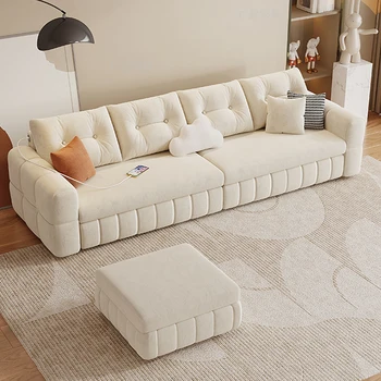 Современный Бархатный Белый диван-кровать, Складное кресло, Диван для гостиной для взрослых, Мягкий Прямой Диван для чтения, мебель для спальни Soggiorno