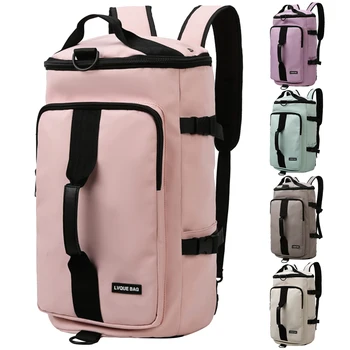 Спортивная сумка унисекс, водонепроницаемая тренировочная танцевальная сумка, Износостойкая, с несколькими карманами, со вставкой для рулевой тяги, сумка для ночного кемпинга