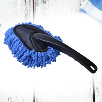 Средство для очистки экстерьера от грязи и пыли, портативная щетка для салона автомобиля, тряпка для мытья в домашних условиях (синий)