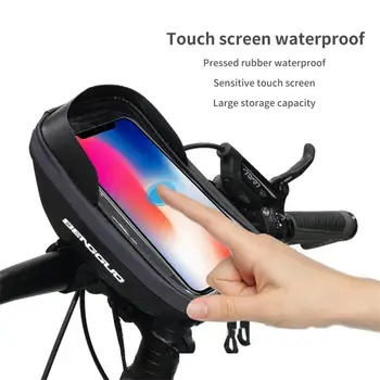 Сумка для горного велосипеда, сумка на руль, Непромокаемый 6,8-дюймовый чехол для мобильного телефона, сумка для верхней части велосипеда, аксессуары для велоспорта