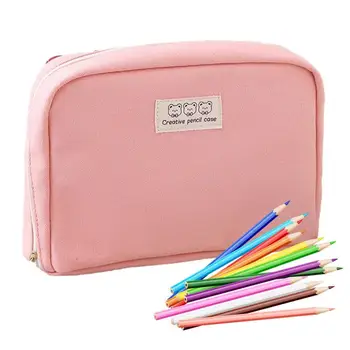 Сумка для карандашей, сумка для ручек, сумка для карандашей, многослойный милый дизайн и вместительный пенал для резиновых ножниц.