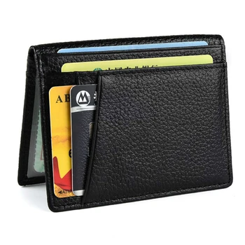 Супер Тонкий мягкий кошелек из натуральной кожи Мини-кошелек для кредитных карт, держатели для карт, мужской кошелек Тонкий Маленький