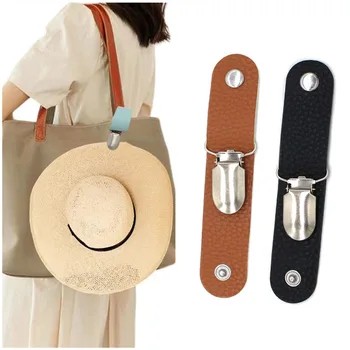 Съемная шляпа клип для путешествий висит на сумка рюкзак камера для детей взрослых открытый путешествия пляж аксессуары