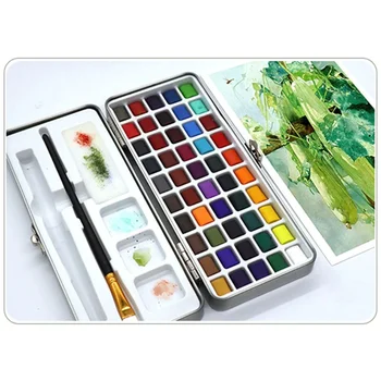 Твердые акварельные краски Набор акварелей для художественной росписи Дизайн ногтей 076