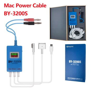Тестовый кабель для загрузки питания BY-3200 S для Macbook Air Pro Поддержка одноплатной системы для аккумулятора MAC Профессиональная линия шнура питания для загрузки