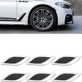 Универсальная Вентиляционная крышка капота, 2шт автомобильных наклеек для BMW Audi Honda VW