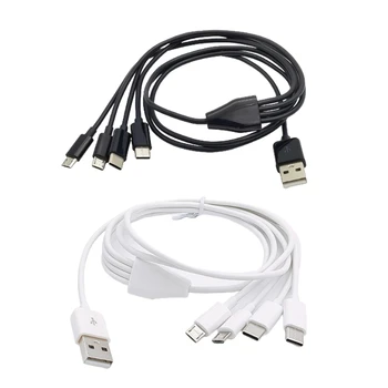 Универсальный кабель для зарядки телефона с несколькими USB-кабелями Широкая совместимость 45 ВА