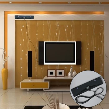 Усилитель сигнала на окне дома, Настенный телевизор в помещении, Практичная дверь, спутниковое телевидение с четким обзором, HD Цифровая антенна