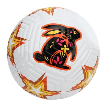 Устойчивый к ударам футбольный мяч стандартного размера 5 Портативный футбольный мяч с высокоэластичным рисунком кролика Профессиональный для экзаменов и матчей