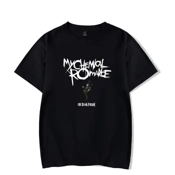 Футболка MCR Emo Punk Band для мужчин и женщин, черная парадная футболка в стиле панк-эмо-рок, весенне-летние футболки, брендовая одежда