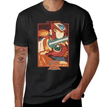 Футболка Zero (Megaman X), футболка оверсайз, черные футболки, футболки на заказ, футболки для мужчин