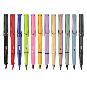 Цветные Вечные Карандаши, Сменные Стираемые карандаши, художественные эскизы, Q-карандаши, канцелярские принадлежности для школьников