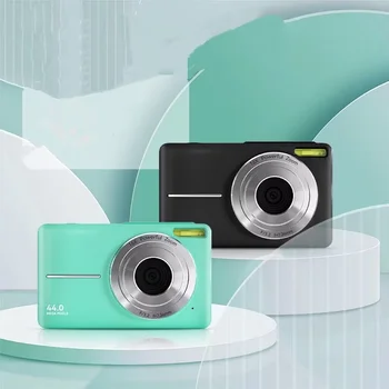 Цифровая камера Перезаряжаемые цифровые камеры Видеокамера с 16-кратным увеличением Компактная камера 1080P 44 МП Камеры для начинающих фотографов