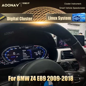 Цифровой кластер для BMW Z4 E89 2009-2018 Виртуальный приборный дисплей кабины, ЖК-приборная панель, Хрустальная панель, измеритель скорости, Спидометр