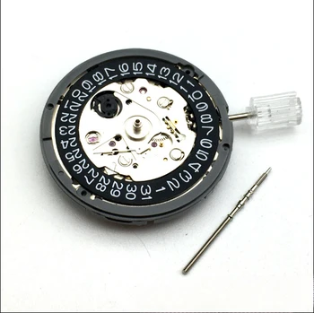 Часовой Механизм Аксессуары для часов Импортированы из Японии Совершенно Новый Автоматический механический механизм NH36A/35 с одним календарем Черного цвета
