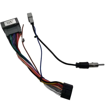 Шнур питания навигации Шнур питания 16-контактный адаптер и кабель питания Автомагнитола Высокого качества Практичная в использовании