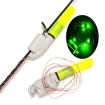 Электронная удочка для рыбалки, светящаяся палочка, фонарь для морской удочки, водонепроницаемый съемный аккумулятор для ночной рыбалки на открытом воздухе