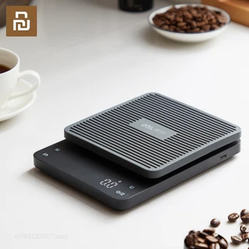 Электронные кофейные весы Youpin SENSSUN 3 кг Высокой точности, два режима синхронизации, сенсорная панель, электронные весы, Автоматический таймер, кухонные весы