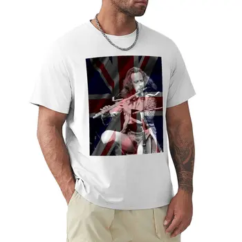 Юнион Джек Особенный: футболка Иэна Андерсона, футболки с графическими принтами, корейская модная футболка для мужчин
