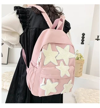 Японские рюкзаки Kawaii Cute Girls, школьный рюкзак Y2k для студентов, уличная одежда, Женские школьные сумки Preppy Star